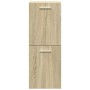 Juego de muebles de baño 4 pzas contrachapada roble Sonoma de , Muebles de baño - Ref: Foro24-3325008, Precio: 203,58 €, Desc...