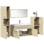 Juego de muebles de baño 5 pzas madera ingeniería roble Sonoma de , Muebles de baño - Ref: Foro24-3325003, Precio: 330,58 €, ...