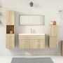 Juego de muebles de baño 5 pzas madera ingeniería roble Sonoma de , Muebles de baño - Ref: Foro24-3325003, Precio: 330,58 €, ...