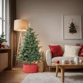 Falda del árbol de Navidad plástico roja Ø56x23 cm de , Cubrepié del árbol de Navidad - Ref: Foro24-4019952, Precio: 16,72 €,...