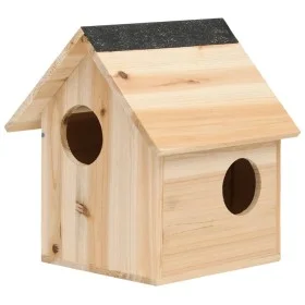 Squirrel house solid fir wood 26x25x29 cm by vidaXL, Cages and habitats for small animals - Ref: Foro24-314821, Price: 28,00 ...