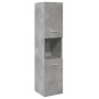 Juego muebles de baño 4 pzas madera contrachapada gris hormigón de , Muebles de baño - Ref: Foro24-3324879, Precio: 181,21 €,...