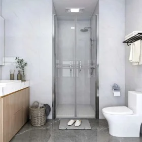 ESG transparente Duschtür 96x190 cm von vidaXL, Duschtüren - Ref: Foro24-148783, Preis: 217,88 €, Rabatt: %