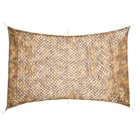 Red de camuflaje con bolsa de almacenamiento arena 410x285 cm de , Equipamiento de protección para caza y tiro - Ref: Foro24-...