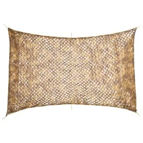 Red de camuflaje con bolsa de almacenamiento arena 410x285 cm de , Equipamiento de protección para caza y tiro - Ref: Foro24-...
