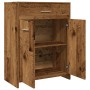 Armario de baño madera de ingeniería envejecida 60x33x80 cm de , Muebles de baño - Ref: Foro24-856287, Precio: 72,43 €, Descu...