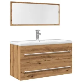 Juego de muebles baño 2 piezas madera ingeniería roble artisan von , Badezimmermöbel - Ref: Foro24-856389, Preis: 97,27 €, Ra...