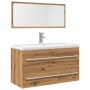 Juego de muebles baño 2 piezas madera ingeniería roble artisan de , Muebles de baño - Ref: Foro24-856389, Precio: 98,75 €, De...