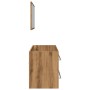 Juego de muebles baño 2 piezas madera ingeniería roble artisan de , Muebles de baño - Ref: Foro24-856389, Precio: 98,75 €, De...