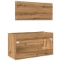 Juego de muebles baño 2 piezas madera ingeniería roble artisan de , Muebles de baño - Ref: Foro24-856389, Precio: 98,75 €, De...