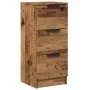 Aparador madera de ingeniería madera envejecida 30x30x70 cm de , Aparadores - Ref: Foro24-856955, Precio: 58,60 €, Descuento: %