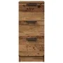 Aparador madera de ingeniería madera envejecida 30x30x70 cm de , Aparadores - Ref: Foro24-856955, Precio: 58,60 €, Descuento: %