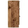 Aparador madera de ingeniería madera envejecida 30x30x70 cm de , Aparadores - Ref: Foro24-856955, Precio: 58,60 €, Descuento: %