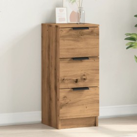 Aparador madera de ingeniería roble artisian 30x30x70 cm de , Aparadores - Ref: Foro24-856957, Precio: 72,29 €, Descuento: %