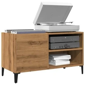 Mueble discos madera de ingeniería roble artisan 84,5x38x48 cm de , Almacenamiento para CD y DVD - Ref: Foro24-857166, Precio...