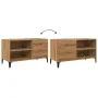 Mueble discos madera de ingeniería roble artisan 84,5x38x48 cm de , Almacenamiento para CD y DVD - Ref: Foro24-857166, Precio...