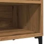 Mueble discos madera de ingeniería roble artisan 84,5x38x48 cm de , Almacenamiento para CD y DVD - Ref: Foro24-857166, Precio...