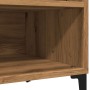 Mueble discos madera de ingeniería roble artisan 84,5x38x48 cm de , Almacenamiento para CD y DVD - Ref: Foro24-857166, Precio...