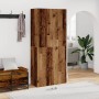 Mueble zapatero de madera ingeniería envejecida 80x35,5x180 cm de , Zapateros y organizadores de calzado - Ref: Foro24-855818...