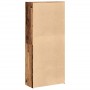 Mueble zapatero de madera ingeniería envejecida 80x35,5x180 cm de , Zapateros y organizadores de calzado - Ref: Foro24-855818...
