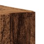 Mueble zapatero de madera ingeniería envejecida 80x35,5x180 cm de , Zapateros y organizadores de calzado - Ref: Foro24-855818...