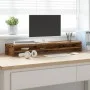 Soporte mesa pantalla madera ingeniería envejecida 100x24x13 cm de , Soportes para monitores y televisor - Ref: Foro24-855824...