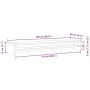 Soporte mesa pantalla madera ingeniería envejecida 100x24x13 cm de , Soportes para monitores y televisor - Ref: Foro24-855824...