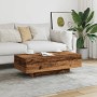 Mesa de centro madera de ingeniería envejecida 100x49,5x31 cm de , Mesas de centro - Ref: Foro24-856404, Precio: 73,64 €, Des...