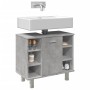 Armario de baño madera ingeniería gris hormigón 60x32x53,5 cm de , Muebles de baño - Ref: Foro24-856143, Precio: 49,10 €, Des...