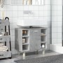 Armario de baño madera ingeniería gris hormigón 60x32x53,5 cm de , Muebles de baño - Ref: Foro24-856143, Precio: 49,10 €, Des...