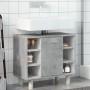 Armario de baño madera ingeniería gris hormigón 60x32x53,5 cm de , Muebles de baño - Ref: Foro24-856143, Precio: 49,10 €, Des...