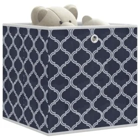 Cajas almacenaje plegables 10 uds no tejida azul 32x32x32 cm de , Cestas para almacenaje - Ref: Foro24-4018980, Precio: 34,61...