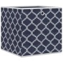 Cajas almacenaje plegables 10 uds no tejida azul 32x32x32 cm de , Cestas para almacenaje - Ref: Foro24-4018980, Precio: 39,97...