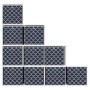 Cajas almacenaje plegables 10 uds no tejida azul 32x32x32 cm de , Cestas para almacenaje - Ref: Foro24-4018980, Precio: 39,97...