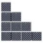 Cajas almacenaje plegables 10 uds no tejida azul 32x32x32 cm de , Cestas para almacenaje - Ref: Foro24-4018980, Precio: 34,61...