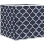 Cajas almacenaje plegables 10 uds no tejida azul 32x32x32 cm de , Cestas para almacenaje - Ref: Foro24-4018980, Precio: 34,61...