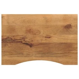 Tablero escritorio con curva madera mango rugosa 100x50x2,5 cm de , Tableros para mesas - Ref: Foro24-370209, Precio: 56,54 €...