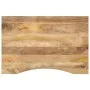 Tablero de escritorio con curva madera mango rugosa 90x60x2,5cm by , Table tops - Ref: Foro24-370200, Price: 59,97 €, Discoun...