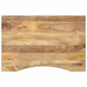 Tablero de escritorio con curva madera mango rugosa 80x60x2,5cm by , Table tops - Ref: Foro24-370199, Price: 52,82 €, Discoun...