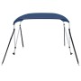 Toldo Bimini de 2 arcos azul marino 180x130x110 cm de vidaXL, Cubiertas para almacenamiento de barcas - Ref: Foro24-93127, Pr...