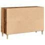 Aparador de madera de ingeniería envejecida 102x35x70 cm de , Aparadores - Ref: Foro24-856484, Precio: 98,46 €, Descuento: %
