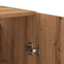 Armario de pared madera ingeniería roble artisan 69,5x34x90 cm de , Aparadores - Ref: Foro24-857463, Precio: 81,69 €, Descuen...