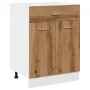 Armario inferior madera ingeniería roble artisan 60x46x81,5 cm de , Armarios de cocina - Ref: Foro24-856090, Precio: 88,78 €,...