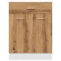 Armario inferior madera ingeniería roble artisan 60x46x81,5 cm de , Armarios de cocina - Ref: Foro24-856090, Precio: 88,78 €,...