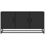 Mueble de TV madera de ingeniería y metal negro 100x35x50 cm de , Muebles TV - Ref: Foro24-848829, Precio: 84,66 €, Descuento: %