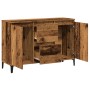 Aparador de madera de ingeniería envejecida 102x35x70 cm de , Aparadores - Ref: Foro24-856486, Precio: 94,37 €, Descuento: %