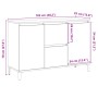 Aparador de madera de ingeniería envejecida 102x35x70 cm de , Aparadores - Ref: Foro24-856486, Precio: 94,37 €, Descuento: %