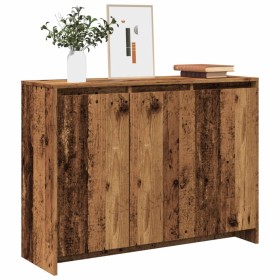 Aparador de madera de ingeniería envejecida 102x33x75 cm de , Aparadores - Ref: Foro24-856780, Precio: 101,29 €, Descuento: %