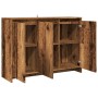 Aparador de madera de ingeniería envejecida 102x33x75 cm de , Aparadores - Ref: Foro24-856780, Precio: 101,29 €, Descuento: %