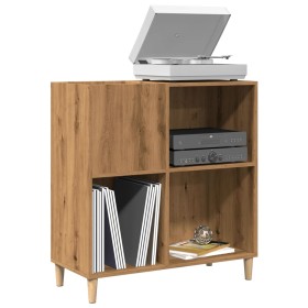 Mueble para discos madera ingeniería roble artisan 84,5x38x89cm de , Almacenamiento para CD y DVD - Ref: Foro24-857172, Preci...